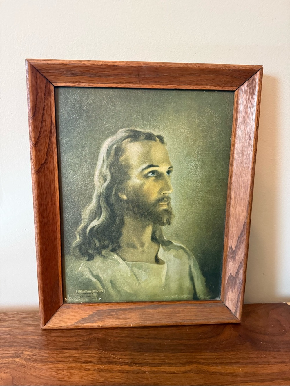 Framed Jesus Portrait Wall Art